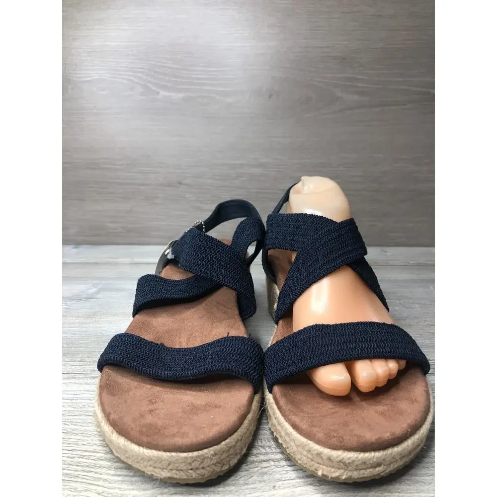 Skechers x Martha Stewart Arch Fit Beverlee Brentwood Wedge Sandal Women's 10